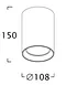 25w surface mounted led downlight